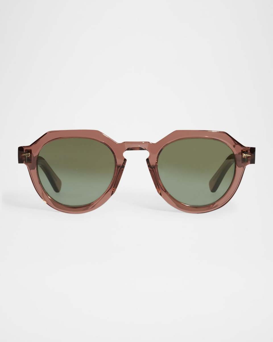Grenelle Acetate & Nylon Round Sunglasses